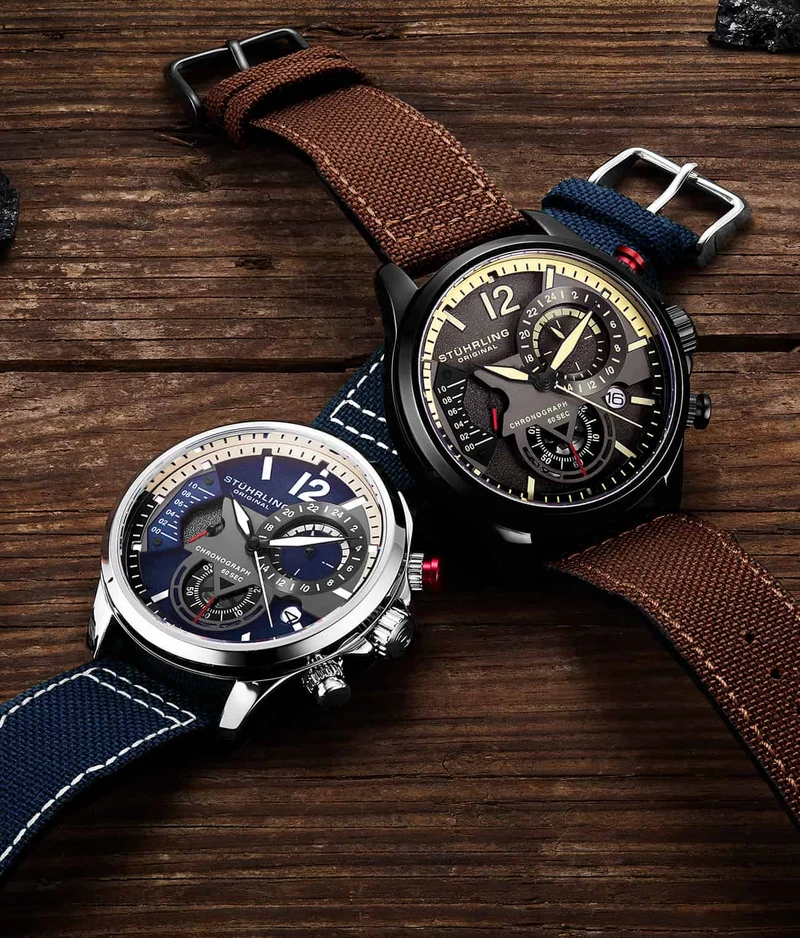 Stührling Cordura 4029 Quartz 45mm Aviator