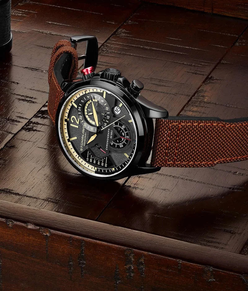 Stührling Cordura 4029 Quartz 45mm Aviator