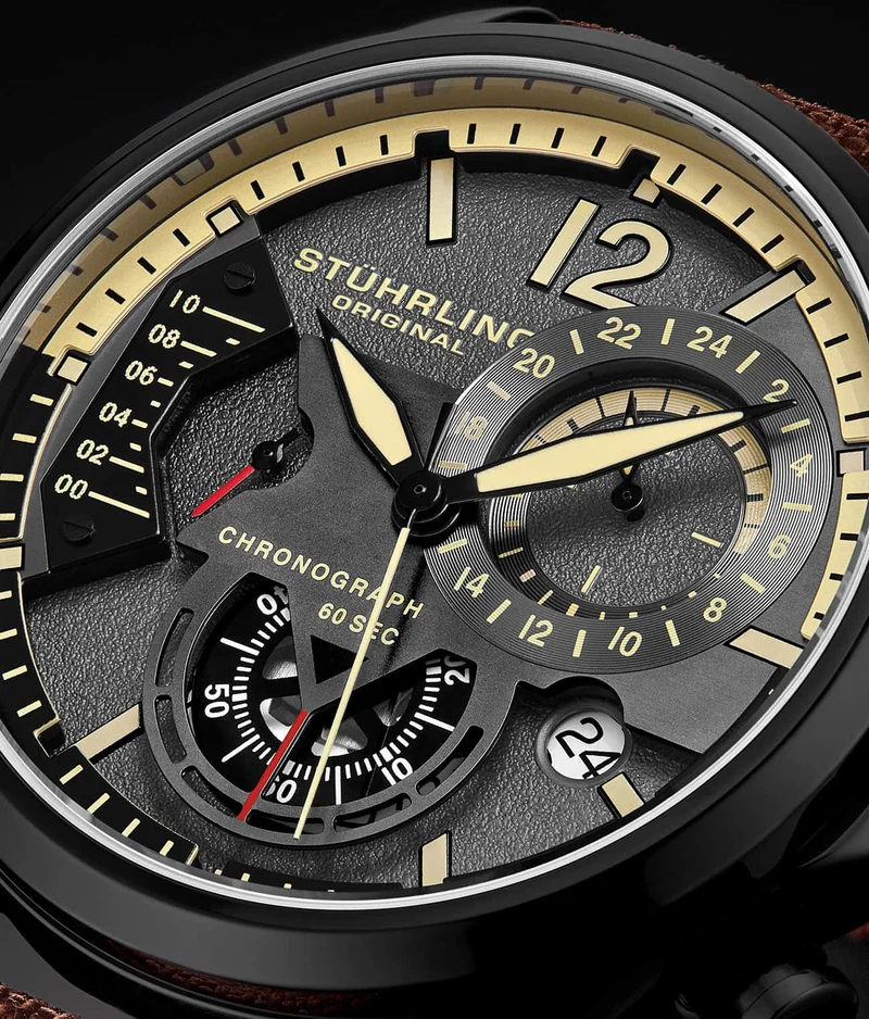 Stührling Cordura 4029 Quartz 45mm Aviator