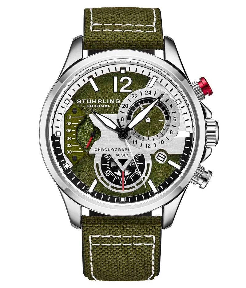 Stührling Cordura 4029 Quartz 45mm Aviator