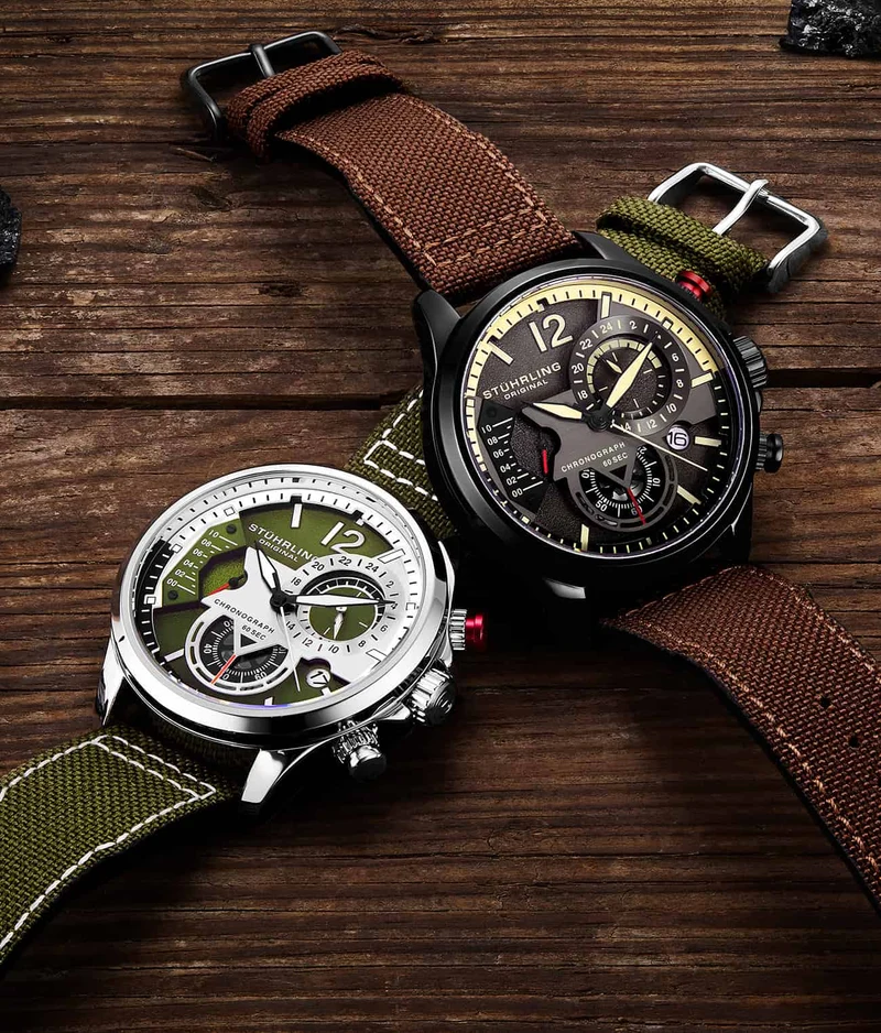 Stührling Cordura 4029 Quartz 45mm Aviator