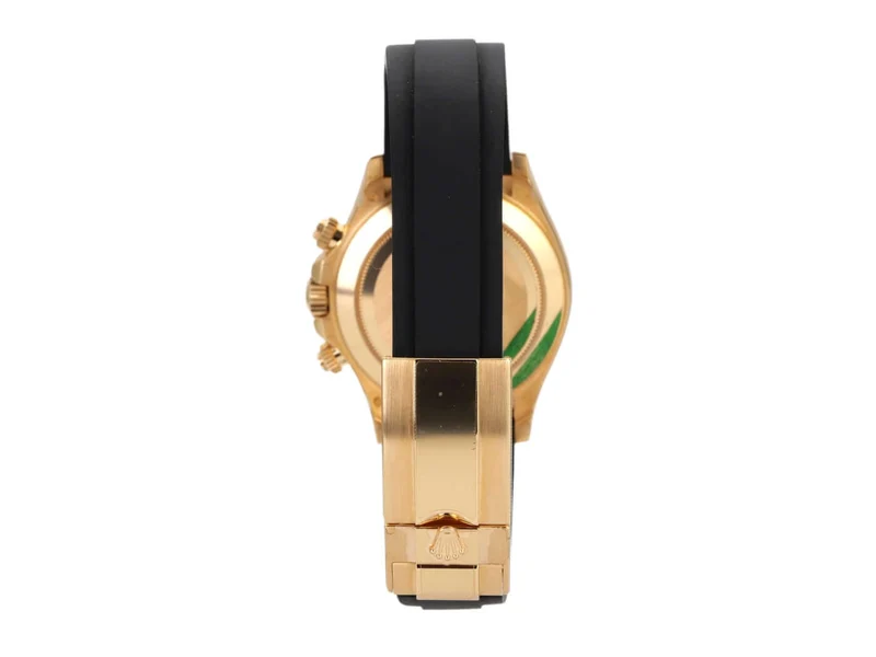 Rolex Daytona 116518LN Gelbgold Oysterflex Schwarz Champagner