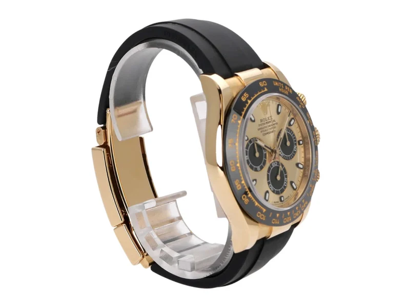Rolex Daytona 116518LN Gelbgold Oysterflex Champagnerfarben