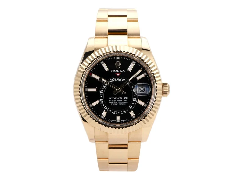 Rolex Sky-Dweller 336938 Gelbgold Schwarz