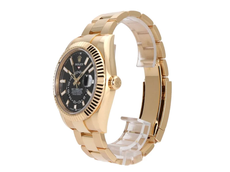 Rolex Sky-Dweller 336938 Gelbgold Schwarz