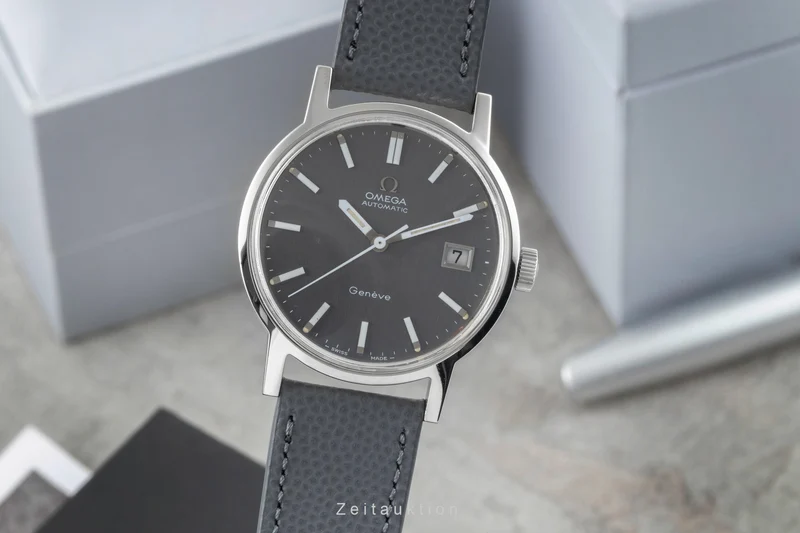 Omega Geneve steel automatic men's watch ST 168.0098,166.098 Vintage [2603591]