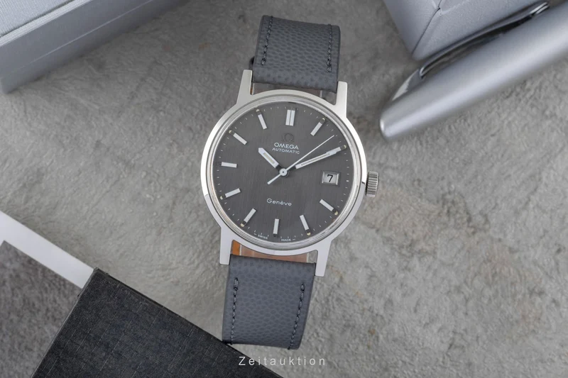 Omega Geneve steel automatic men's watch ST 168.0098,166.098 Vintage [2603591]
