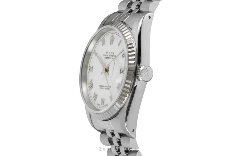 Rolex Datejust steel / white gold automatic men's watch 16234 [2604013]