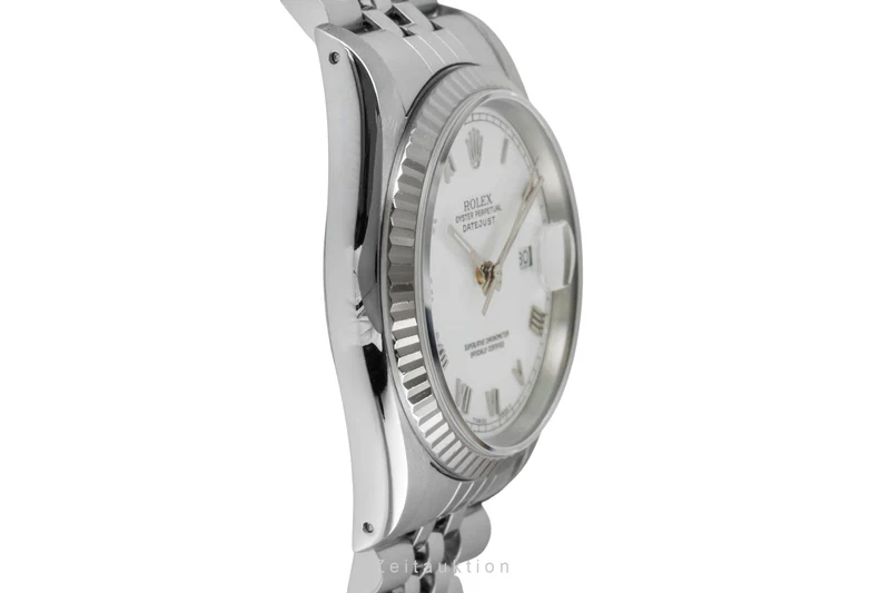 Rolex Datejust steel / white gold automatic men's watch 16234 [2604013]