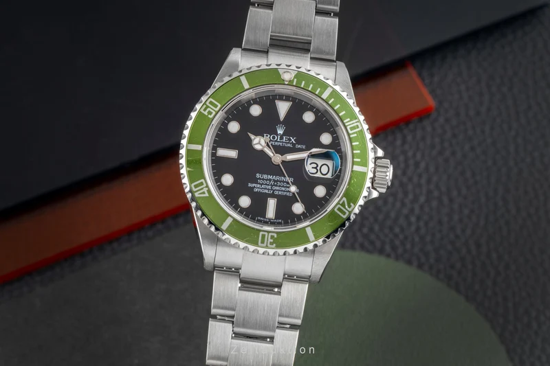 Rolex Submariner steel automatic men's watch 16610T, 16610LV [2603168]