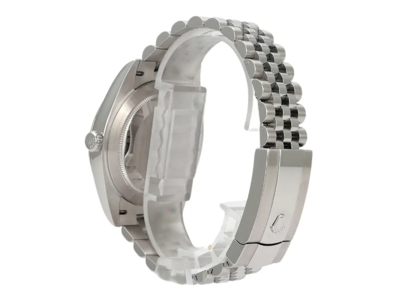 Rolex Datejust 41 Edelstahl Weißgold 126334 Rhodium Jubile-Band