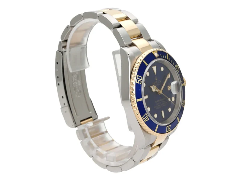 Rolex Submariner Date 16613 Edelstahl Gold Blau