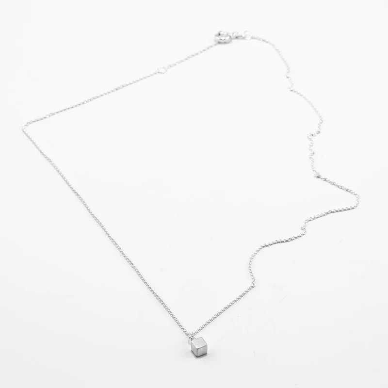 CUBE - 925er Sterling Silber HALSKETTE | Jonathan Radetz