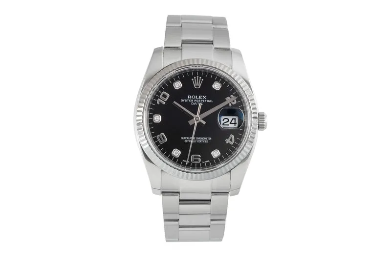 Rolex Date steel / white gold automatic unisex 115234 [2603769]