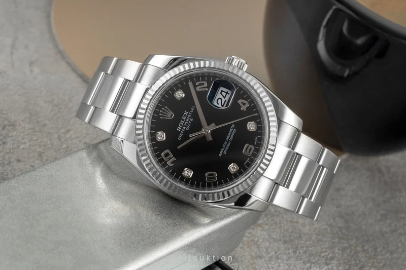 Rolex Date steel / white gold automatic unisex 115234 [2603769]