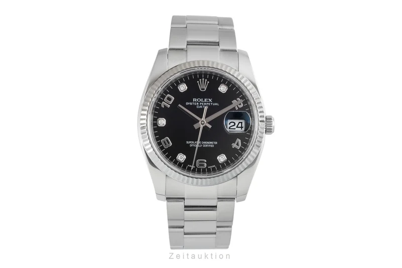 Rolex Date steel / white gold automatic unisex 115234 [2603769]