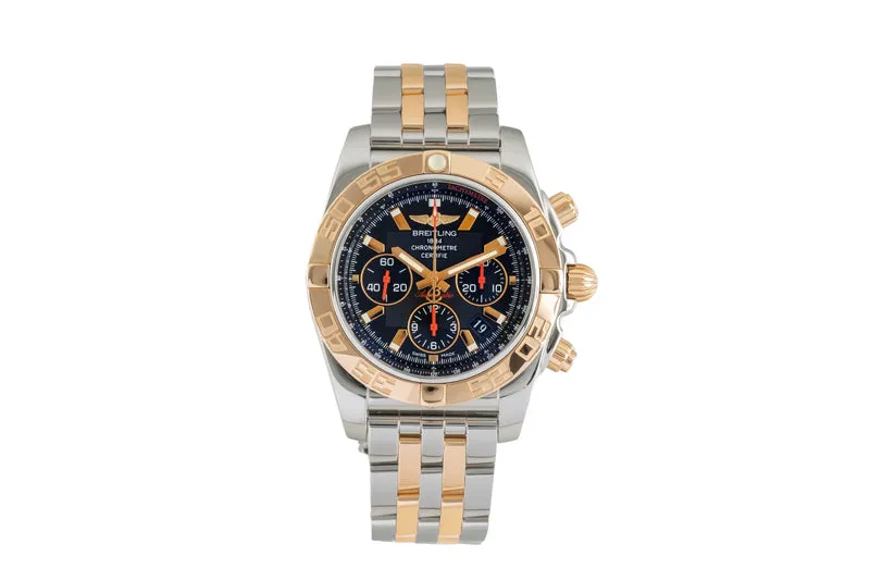 Breitling Chronomat 44 chronograph steel / gold automatic men's watch CB01119N/BA51 Limited [2604037]