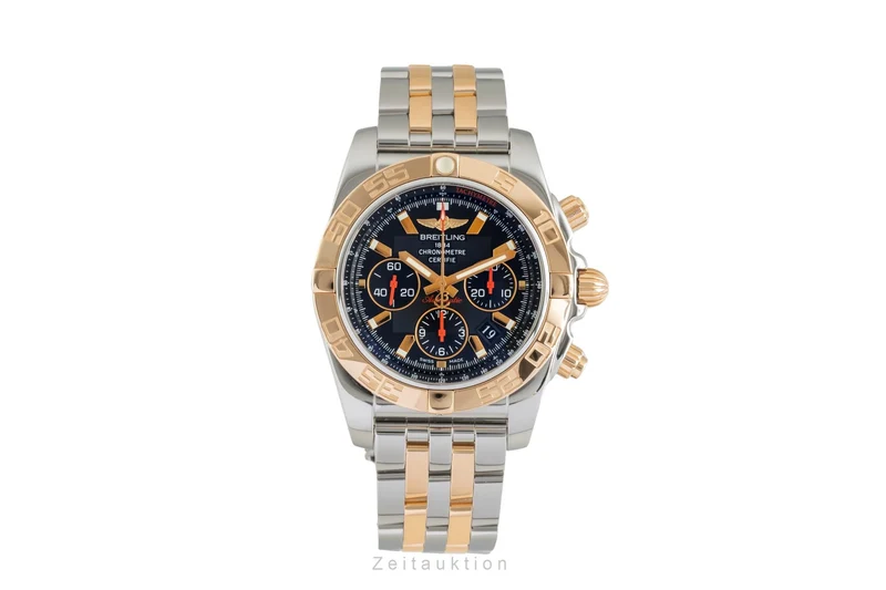 Breitling Chronomat 44 chronograph steel / gold automatic men's watch CB01119N/BA51 Limited [2604037]