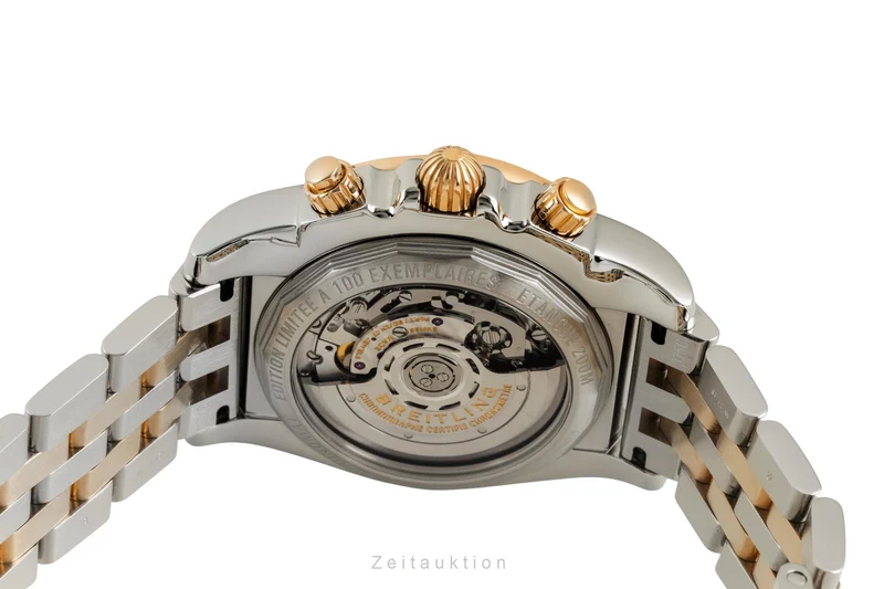 Breitling Chronomat 44 chronograph steel / gold automatic men's watch CB01119N/BA51 Limited [2604037]