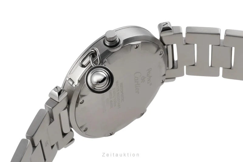 Cartier Pasha steel automatic men's watch W31015M7 [2603952]