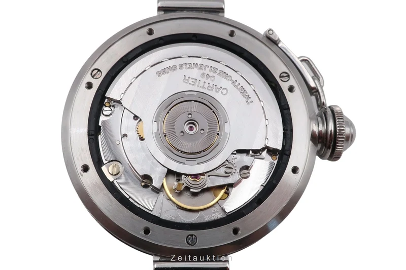 Cartier Pasha steel automatic men's watch W31015M7 [2603952]