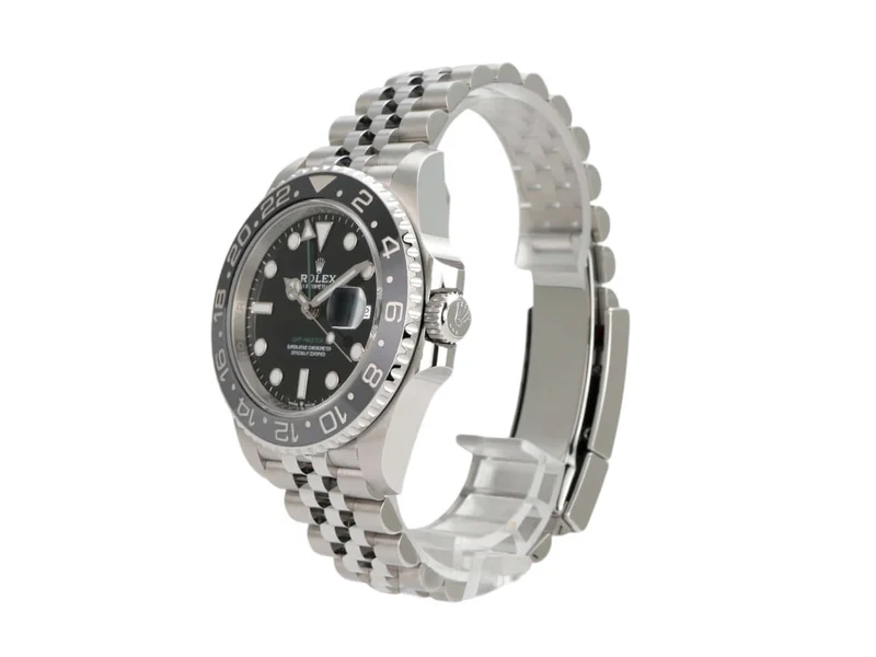 Rolex GMT-Master II Edelstahl Ref. 126710GRNR Jubile-Band
