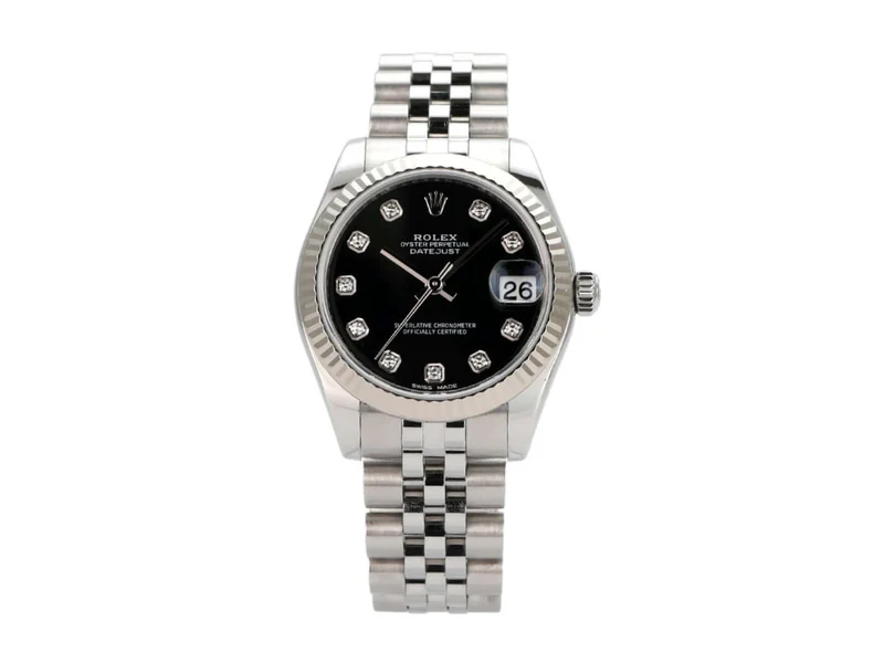 Rolex Datejust 31 178274 Schwarz DIA Jubile-Band