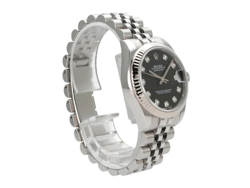 Rolex Datejust 31 178274 Schwarz DIA Jubile-Band