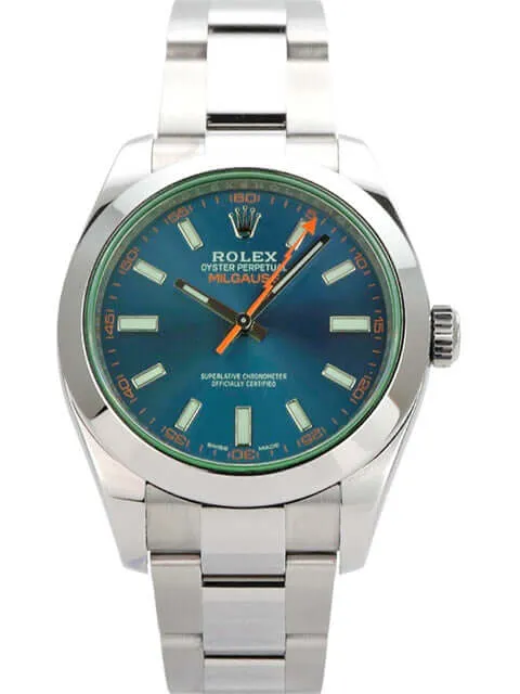 Rolex Oyster Perpetual Milgauss 116400GV Blue