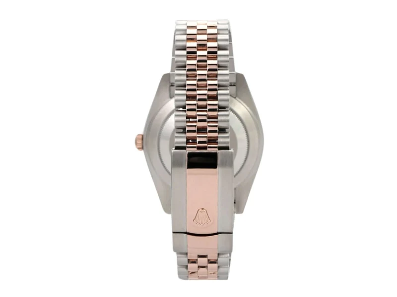 Rolex Datejust 41 Edelstahl Everose-Gold 126331 Silber Riffel Jubile