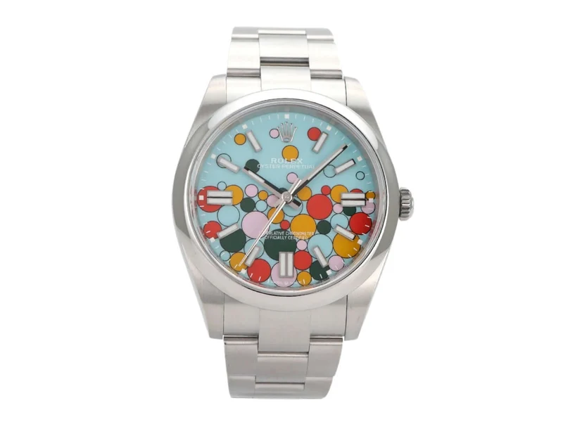 Rolex Oyster Perpetual 41 Ref. 124300 Türkisblau Celebration