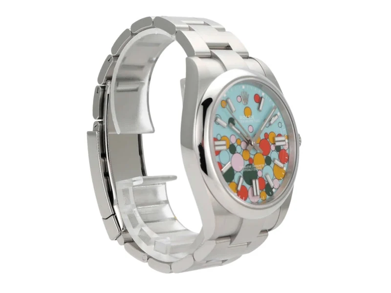 Rolex Oyster Perpetual 41 Ref. 124300 Türkisblau Celebration