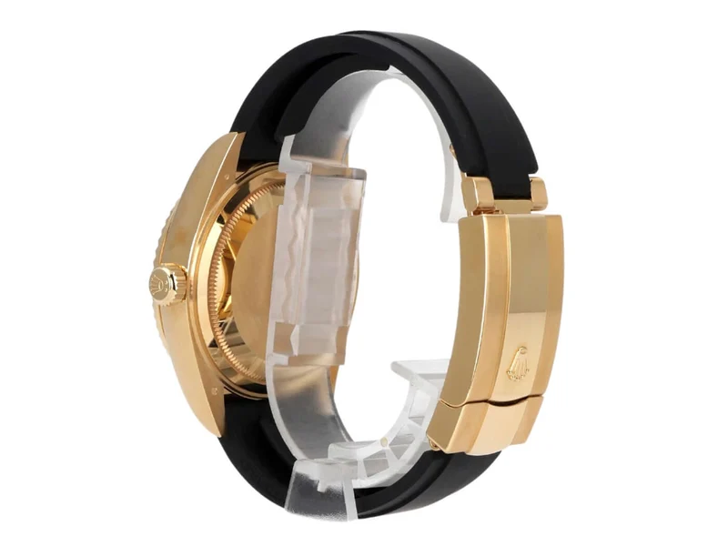 Rolex Sky-Dweller Gelbgold Oysterflex 326238 Schwarz