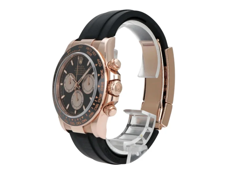 Rolex Daytona Everose-Gold 126515LN Schwarz Oysterflex