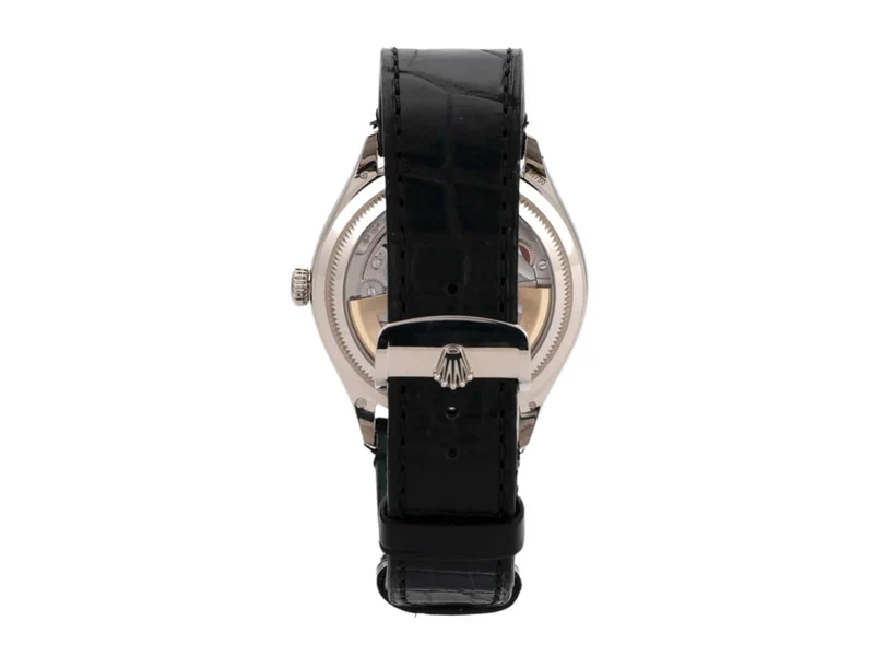 Rolex Perpetual 1908 Weißgold 52509 Schwarz