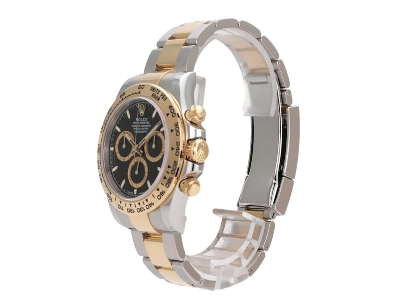 Rolex Daytona Edelstahl Gelbgold 126503 Schwarz