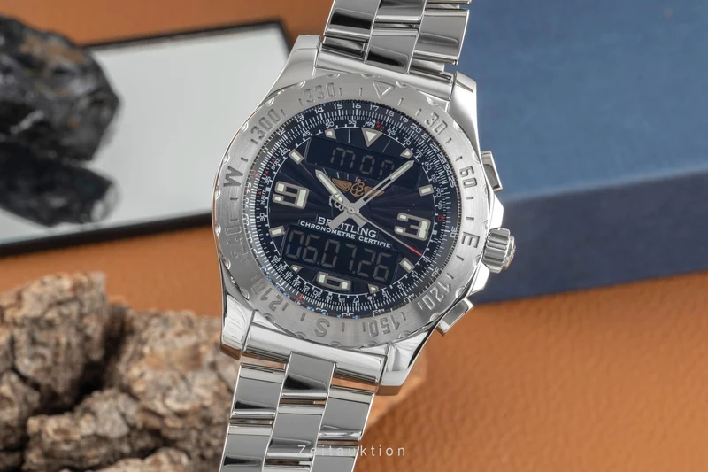 Breitling Airwolf chronograph steel quartz men's watch A78363 [2603585]