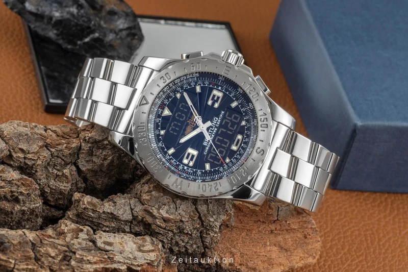 Breitling Airwolf chronograph steel quartz men's watch A78363 [2603585]