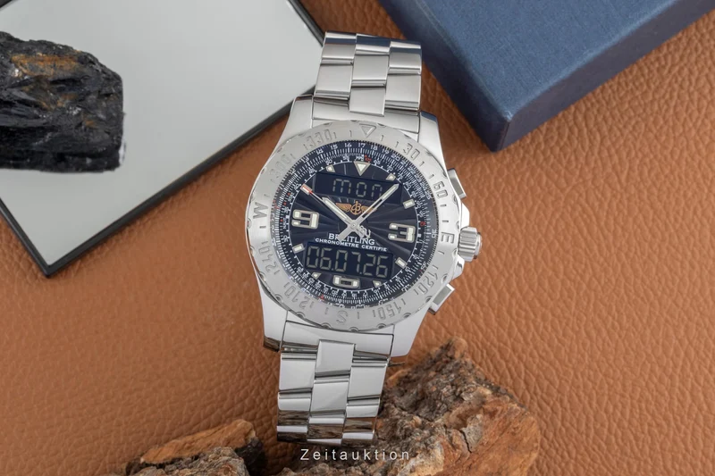 Breitling Airwolf chronograph steel quartz men's watch A78363 [2603585]