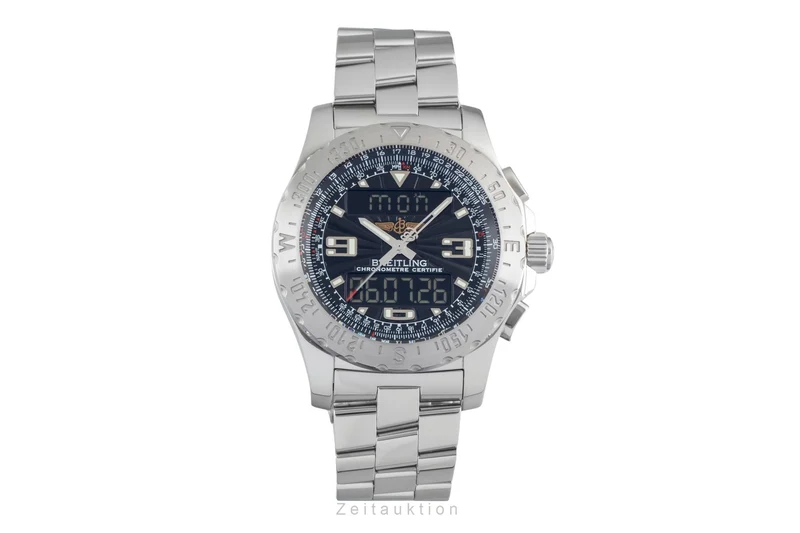 Breitling Airwolf chronograph steel quartz men's watch A78363 [2603585]