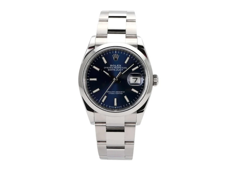 Rolex Datejust 36 Oystersteel Ref. 126200 Blau