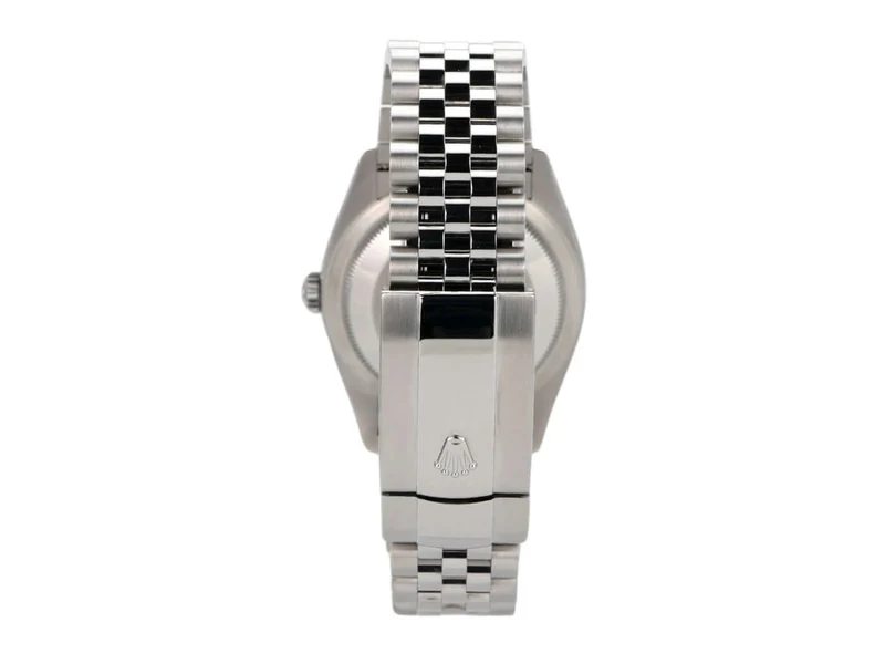 Rolex Datejust 36 Oystersteel Weißgold 126234 Schwarz DIA Jubile-Band