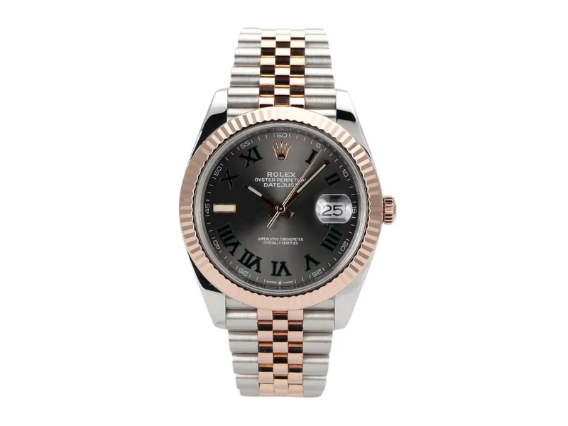 Rolex Datejust 41 Edelstahl Everose-Gold 126331 Slate Jubile-Band