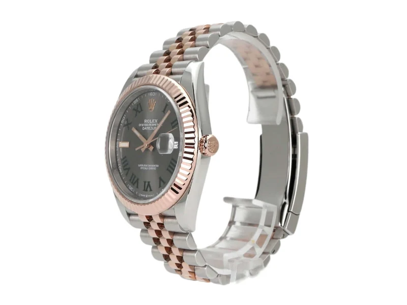 Rolex Datejust 41 Edelstahl Everose-Gold 126331 Slate Jubile-Band