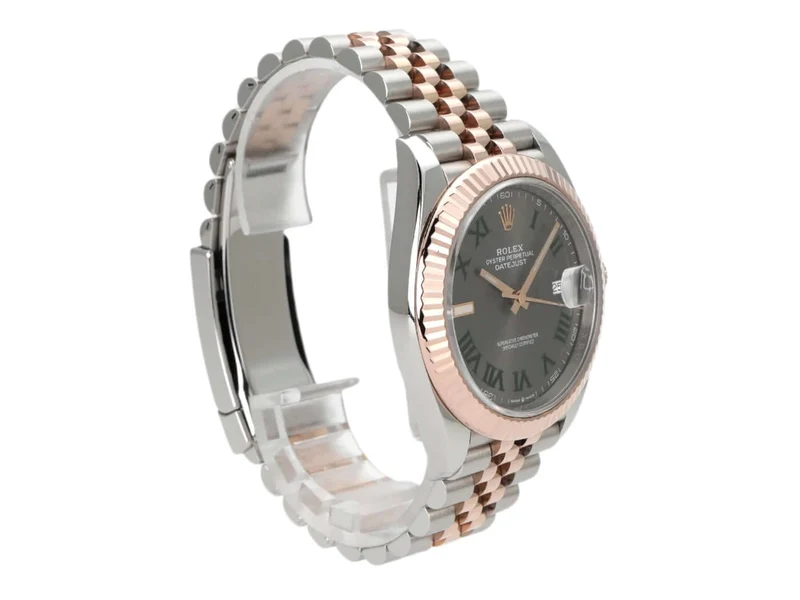 Rolex Datejust 41 Edelstahl Everose-Gold 126331 Slate Jubile-Band