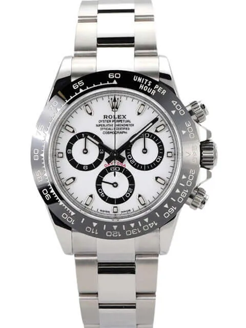 Rolex Daytona Edelstahl 116500LN Weiß