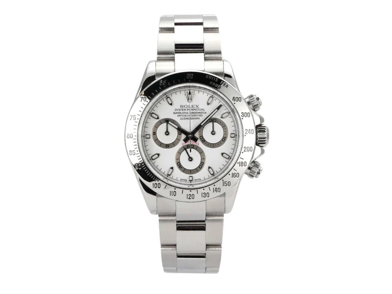 Rolex Daytona Edelstahl 116520 Weiß