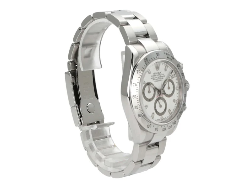 Rolex Daytona Edelstahl 116520 Weiß
