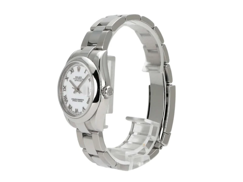Rolex Datejust 31 Edelstahl 178240 Weiß Römisch