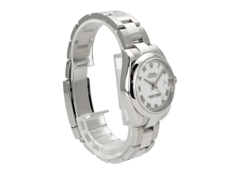 Rolex Datejust 31 Edelstahl 178240 Weiß Römisch